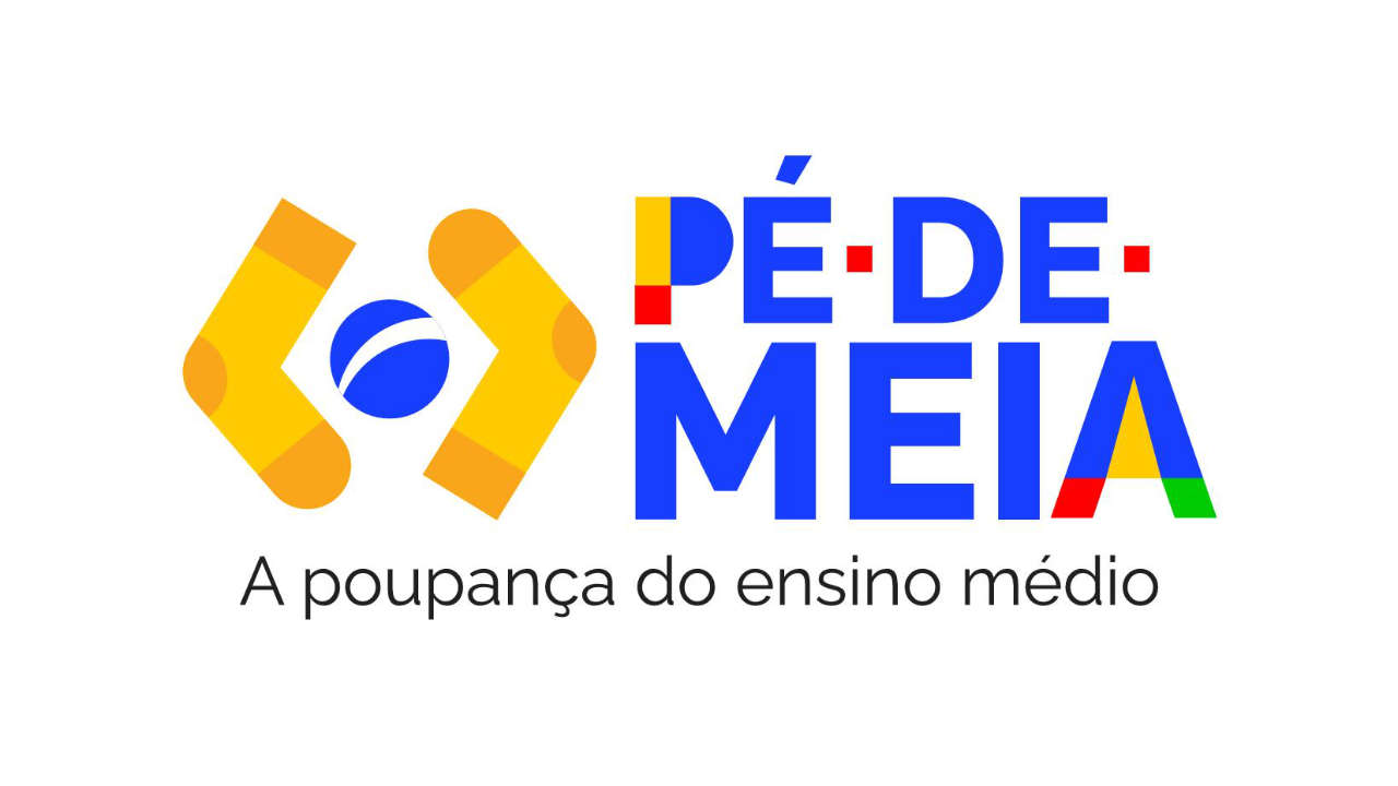 Banner oficial do Pé de Meia, programa que paga quase R$10 mil para quem concluir o ensino médio