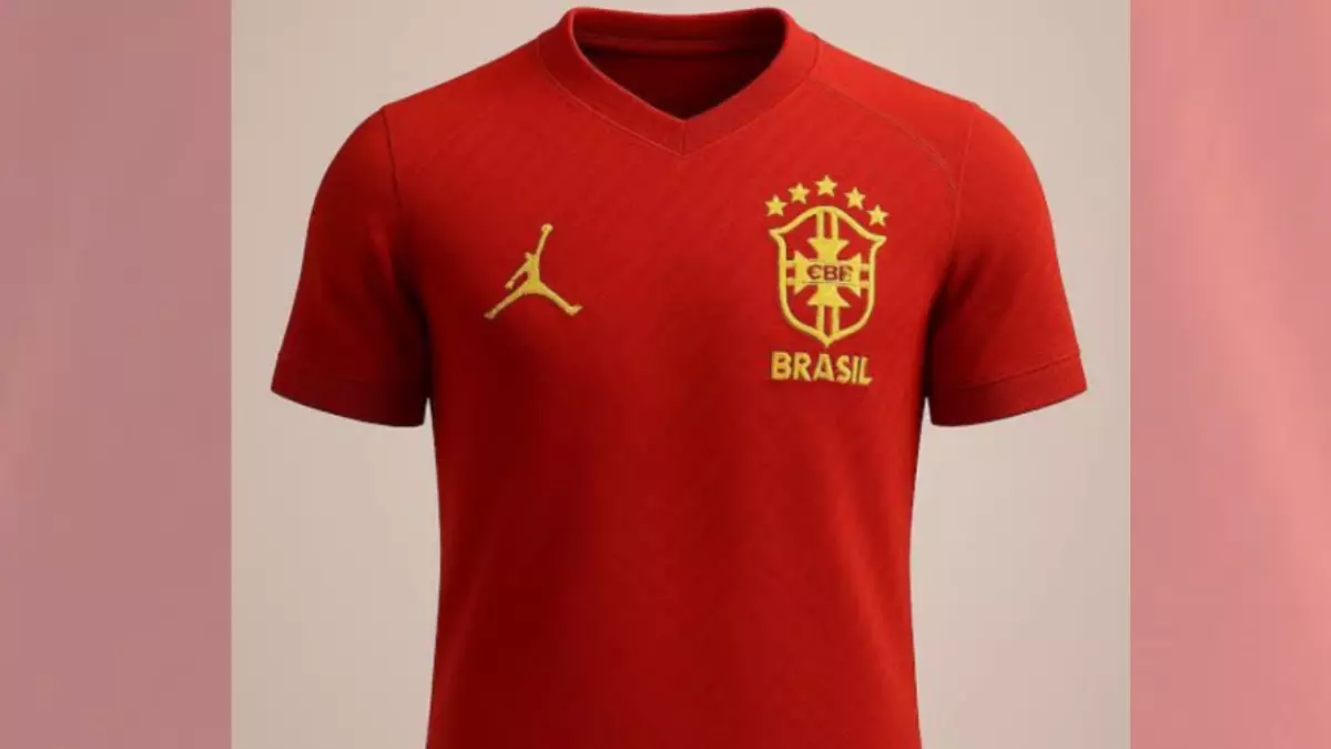 Camisa vermelha Seleção