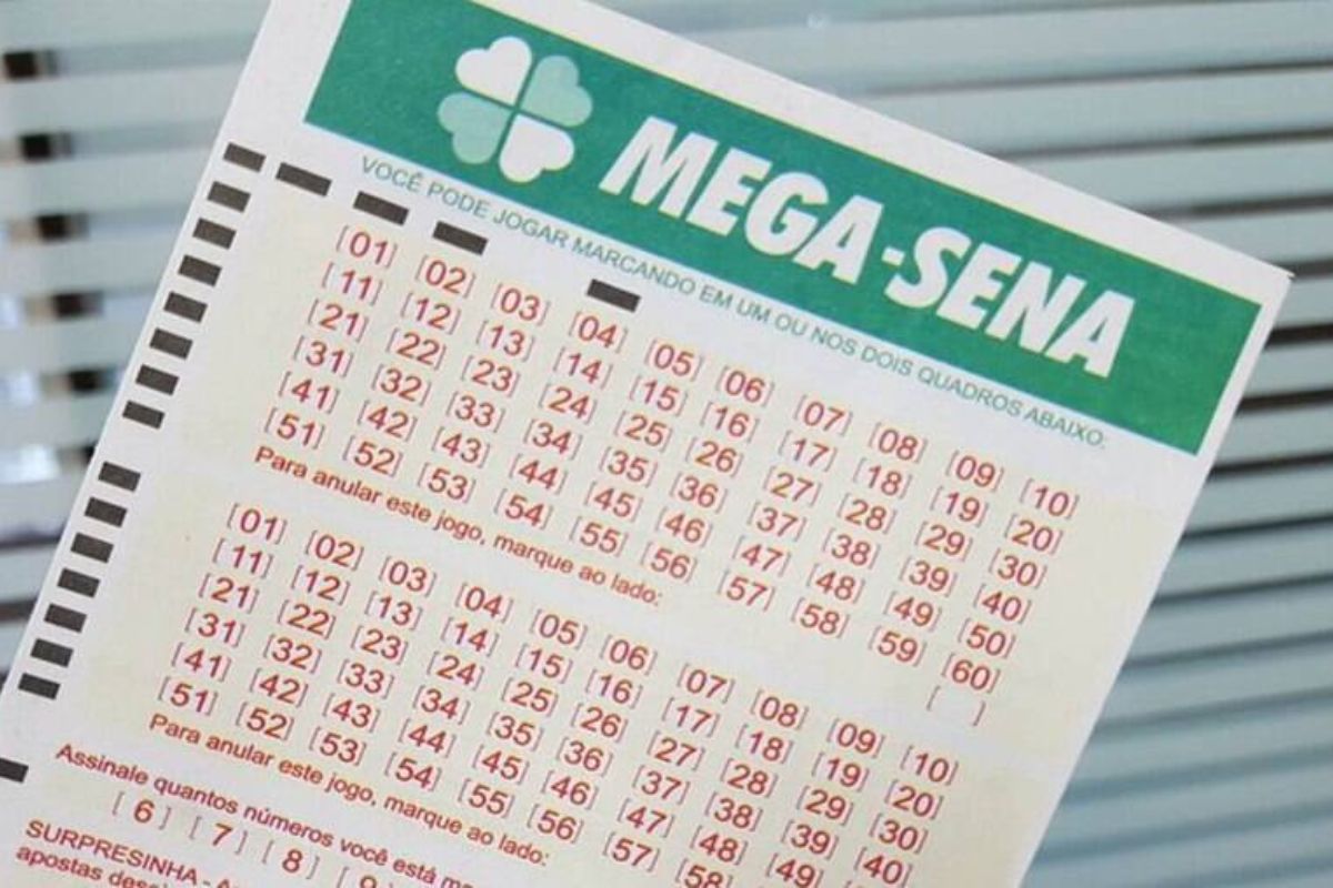 Um bilhete da Mega-Sena