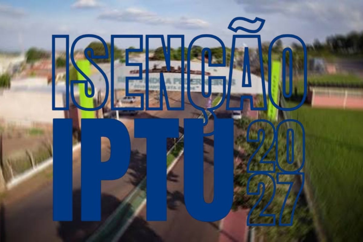 Isenção de IPTU 2027 Pederneiras