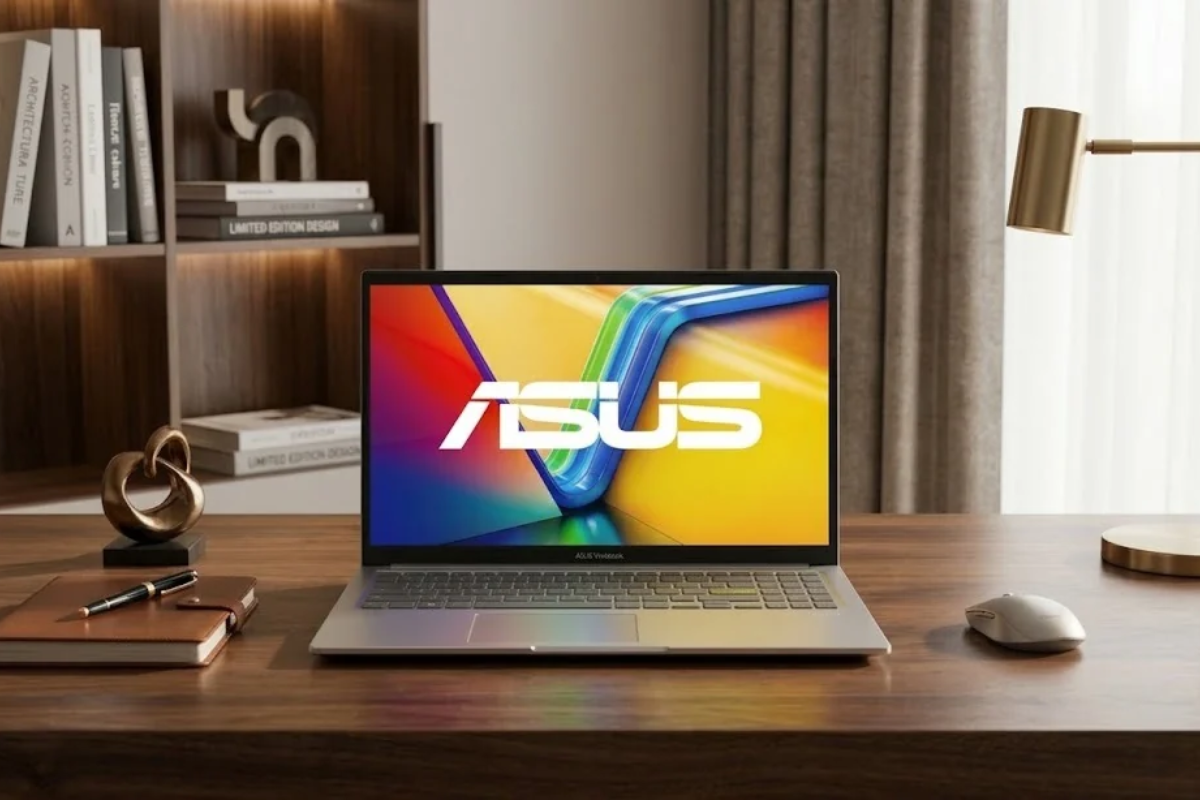 ASUS Vivobook Go 15 no escitório